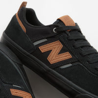 New Balance Numeric 306 Jamie Foy Shoes in Black and Orange / Black thumbnail