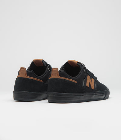 New Balance Numeric 306 Jamie Foy Shoes in Black and Orange / Black