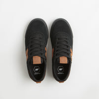 New Balance Numeric 306 Jamie Foy Shoes in Black and Orange / Black thumbnail