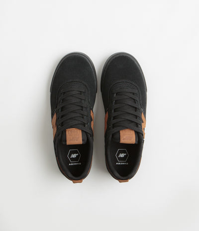New Balance Numeric 306 Jamie Foy Shoes in Black and Orange / Black