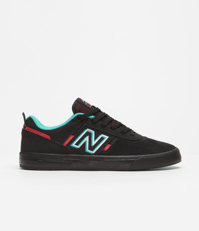 New Balance Numeric 306 Jamie Foy Shoes - Black / Red / Black