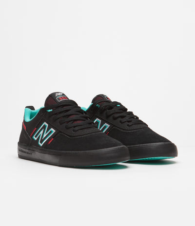 New Balance Numeric 306 Jamie Foy Shoes - Black / Red / Black