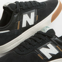 New Balance Numeric 306 Jamie Foy Shoes in Black and White / Black / White thumbnail