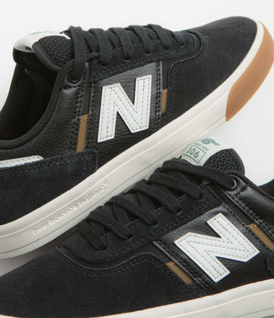 New Balance Numeric 306 Jamie Foy Shoes in Black and White / Black / White