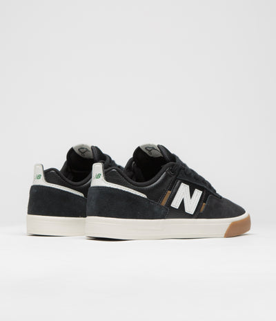 New Balance Numeric 306 Jamie Foy Shoes in Black and White / Black / White