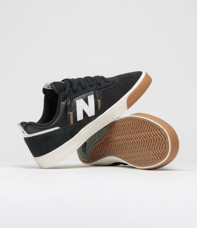 New Balance Numeric 306 Jamie Foy Shoes in Black and White / Black / White