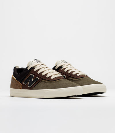 New Balance Numeric 306 Jamie Foy Shoes - Brown / Olive