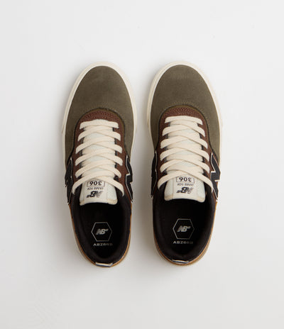 New Balance Numeric 306 Jamie Foy Shoes - Brown / Olive