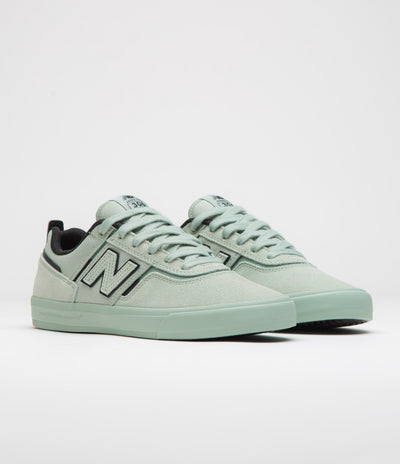 New Balance Numeric 306 Jamie Foy Shoes in Mosaic Green and Black