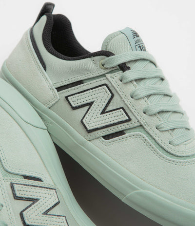 New Balance Numeric 306 Jamie Foy Shoes in Mosaic Green and Black