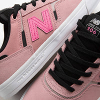 New Balance Numeric 306 Jamie Foy Shoes in Pink and Black thumbnail