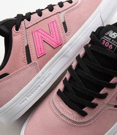 New Balance Numeric 306 Jamie Foy Shoes in Pink and Black