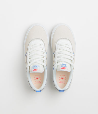 New Balance Numeric 306 Jamie Foy Shoes in Reflection and White