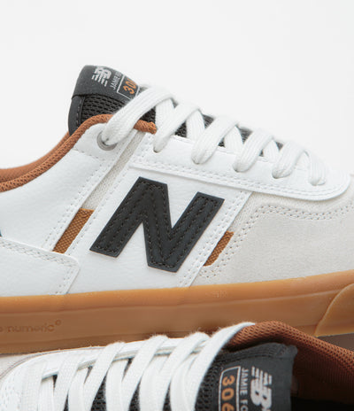 New Balance Numeric 306 Jamie Foy Shoes - Sea Salt / Gum / Black