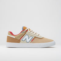 New Balance Numeric 306 Jamie Foy Shoes in Tan and Red thumbnail