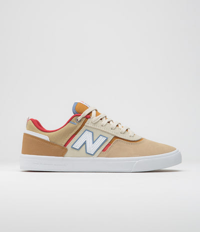 New Balance Numeric 306 Jamie Foy Shoes in Tan and Red