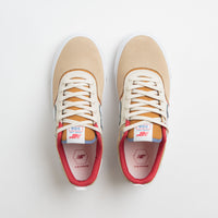 New Balance Numeric 306 Jamie Foy Shoes in Tan and Red thumbnail