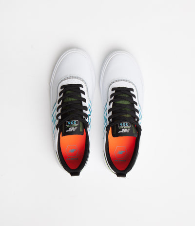 New Balance Numeric 306 Jamie Foy Shoes - White / Blue