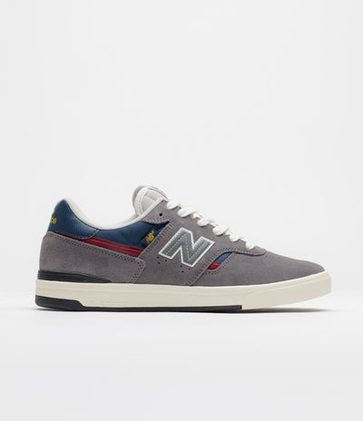 New Balance Numeric 306C Jamie Foy Shoes - Grey / Navy