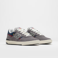 New Balance Numeric 306C Jamie Foy Shoes - Grey / Navy thumbnail