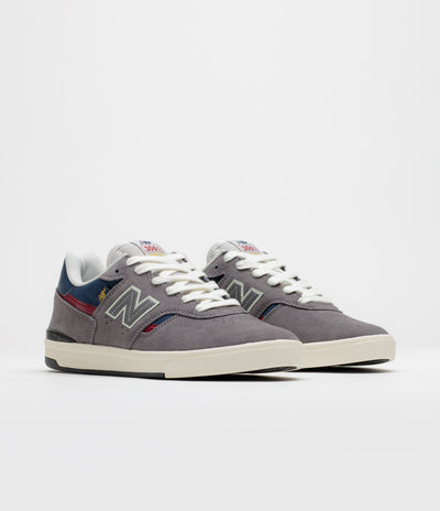 New Balance Numeric 306C Jamie Foy Shoes - Grey / Navy