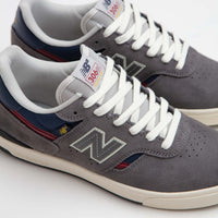 New Balance Numeric 306C Jamie Foy Shoes - Grey / Navy thumbnail