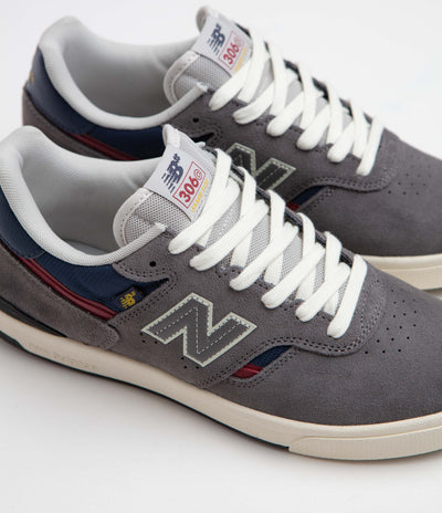 New Balance Numeric 306C Jamie Foy Shoes - Grey / Navy