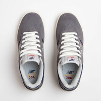 New Balance Numeric 306C Jamie Foy Shoes - Grey / Navy thumbnail