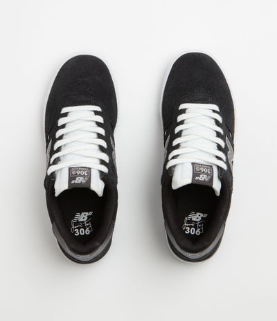 New Balance Numeric 306C Jamie Foy Shoes - Black / NB White