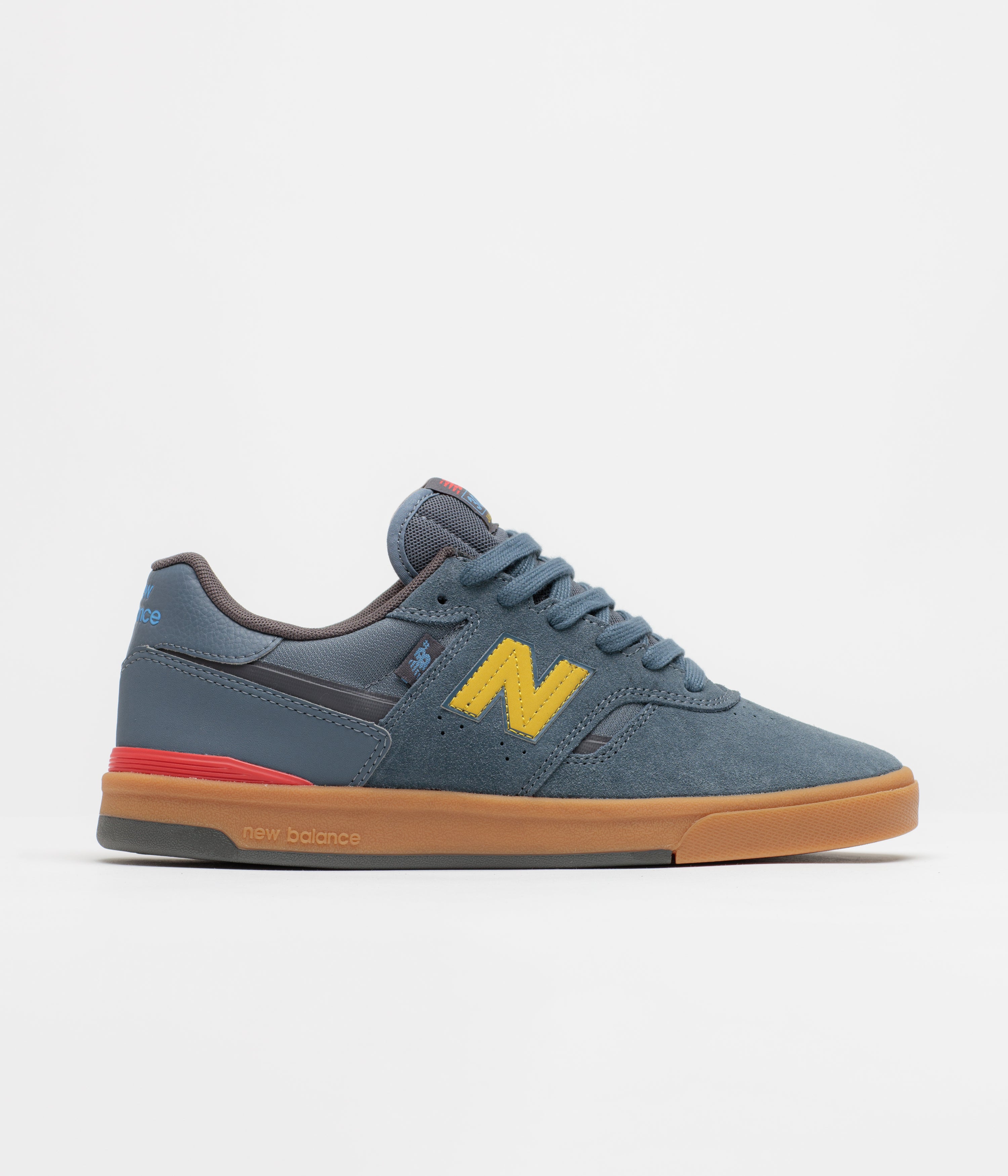 New Balance Numeric 306C Jamie Foy Shoes - Shadow Blue / Yellow