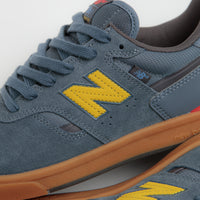 New Balance Numeric 306C Jamie Foy Shoes - Shadow Blue / Yellow thumbnail
