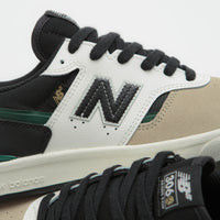 New Balance Numeric 306C Jamie Foy Shoes in Tan and Black thumbnail