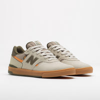 New Balance Numeric 306C Jamie Foy Shoes in Timberwolf and Olive thumbnail