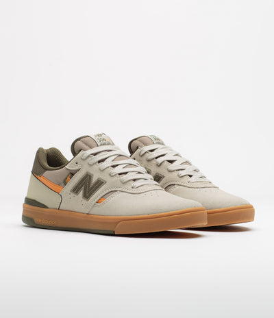 New Balance Numeric 306C Jamie Foy Shoes in Timberwolf and Olive