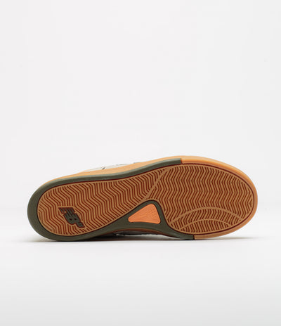 New Balance Numeric 306C Jamie Foy Shoes in Timberwolf and Olive