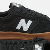 New Balance Numeric 430 Shoes in Black thumbnail