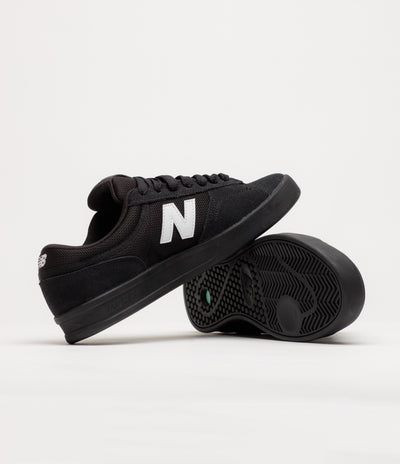 New Balance Numeric 430 Shoes - Black / Black / White