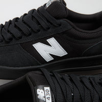 New Balance Numeric 430 Shoes - Black / Black / White thumbnail