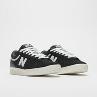 New Balance Numeric 430 Shoes in Black and White thumbnail