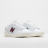 New Balance Numeric 430 Shoes - Sea Salt / Burgundy thumbnail