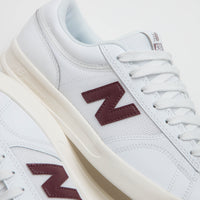 New Balance Numeric 430 Shoes - Sea Salt / Burgundy thumbnail