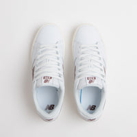 New Balance Numeric 430 Shoes - Sea Salt / Burgundy thumbnail