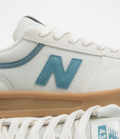 New Balance Numeric 430 Shoes - Sea Salt / Green