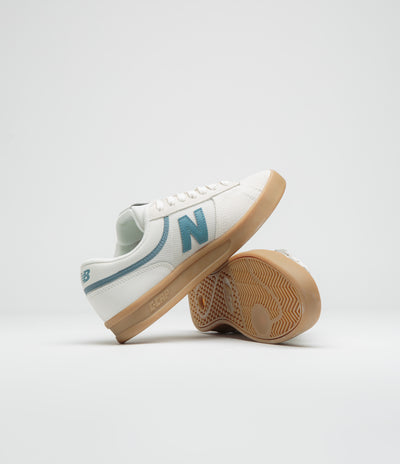 New Balance Numeric 430 Shoes - Sea Salt / Green