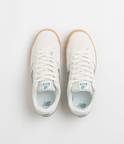 New Balance Numeric 430 Shoes - Sea Salt / Green