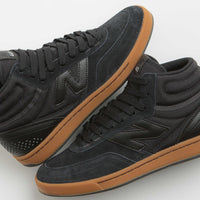 New Balance Numeric 440 Hi Shoes - Black / Black / Gum thumbnail