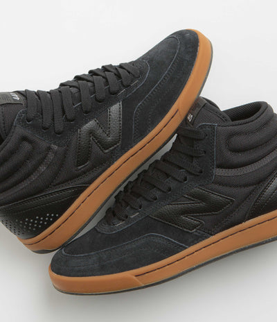 New Balance Numeric 440 Hi Shoes - Black / Black / Gum