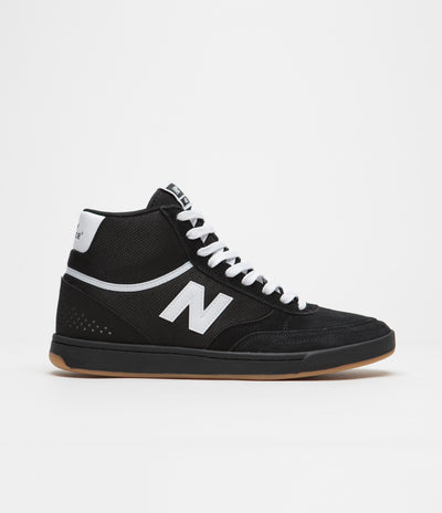 New Balance Numeric 440 Hi Shoes - Black / White / White