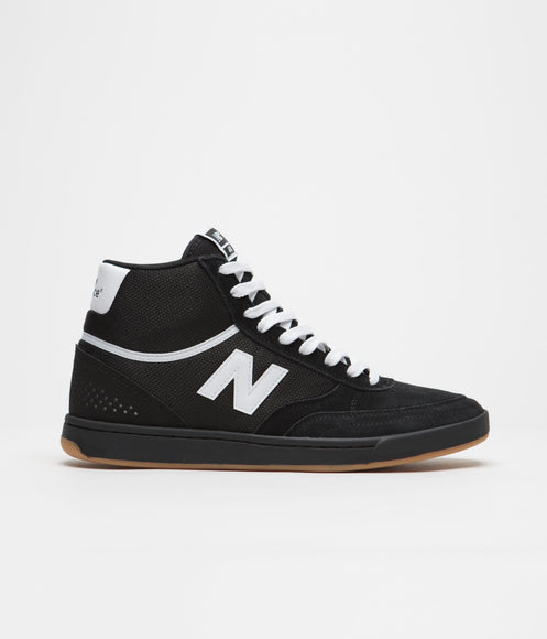 New Balance Numeric 440 Hi Shoes - Black / White / White