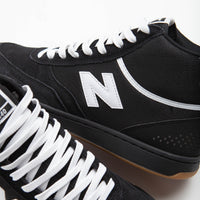 New Balance Numeric 440 Hi Shoes - Black / White / White thumbnail